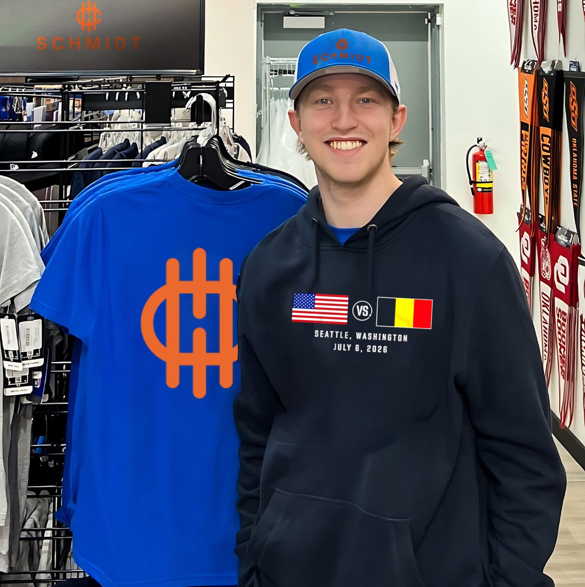USA vs Belgium Soccer Matchup Seattle July 6 2026 shirt