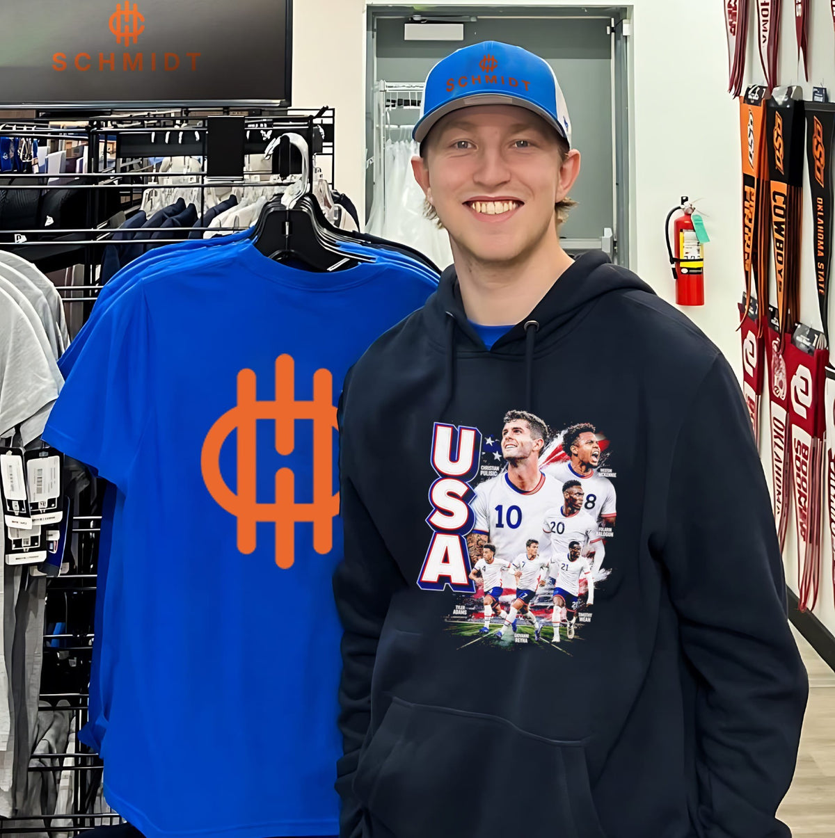 USMNT Pulisic Mckennie Balogun Adams Reyna Weah Graphic shirt