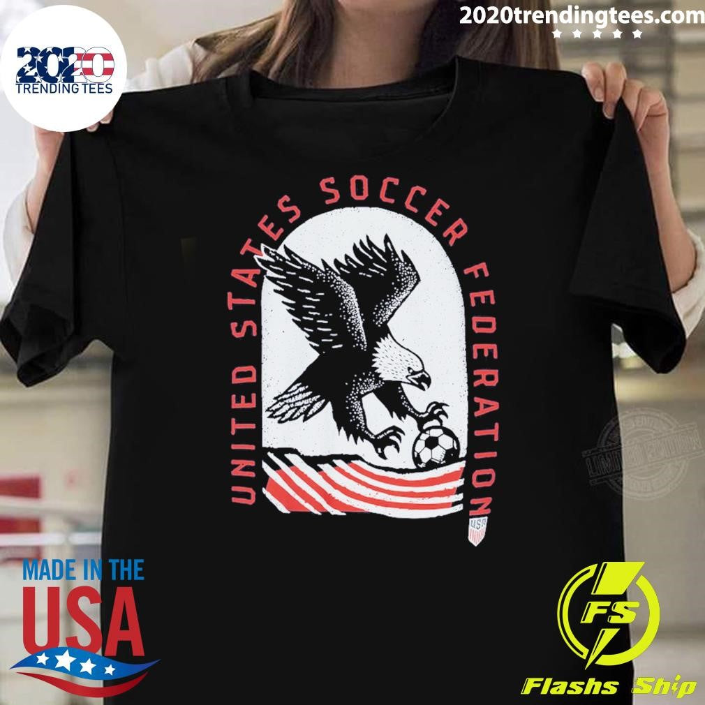 USMNT Sport Design Sweden Golden Eagle Football 2026 Tee Shirt