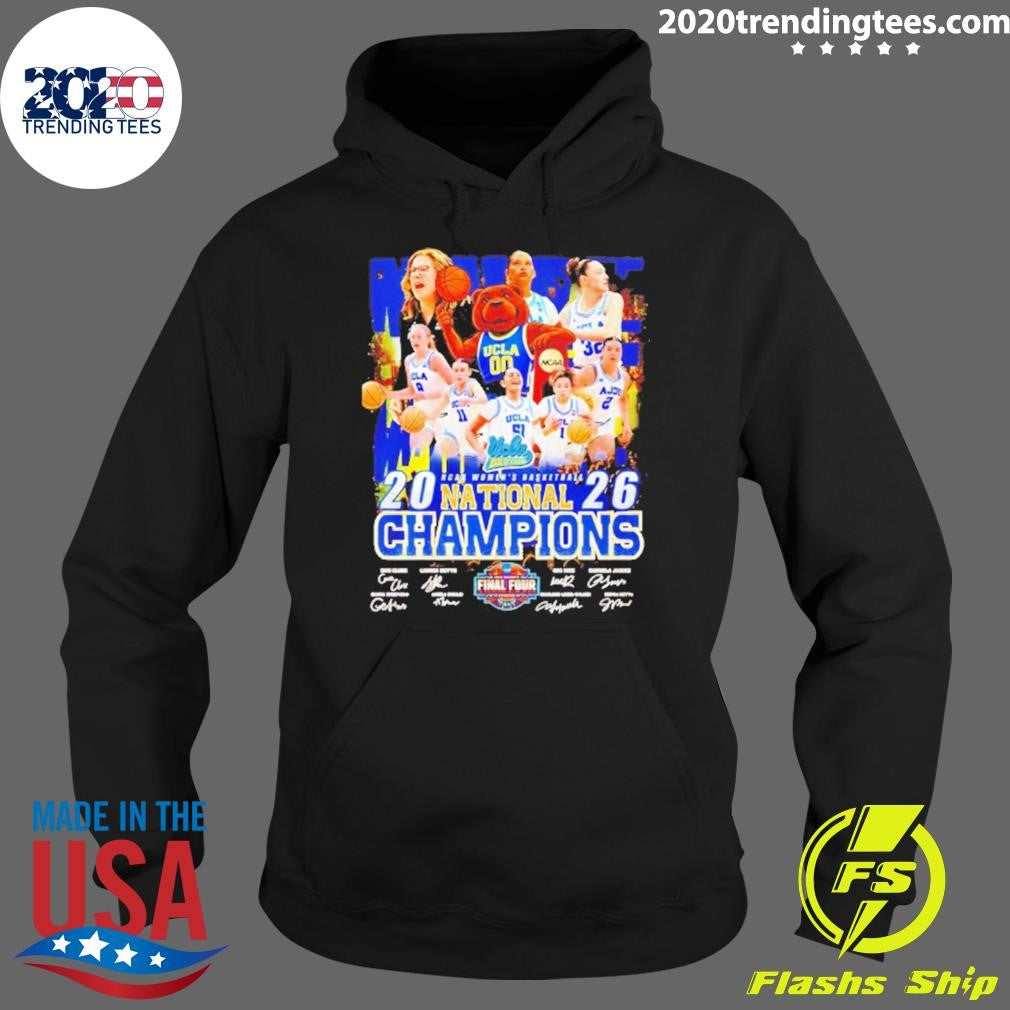 Ucla Bruins 2026 National Championship Victory Mascot Signatures Shirt