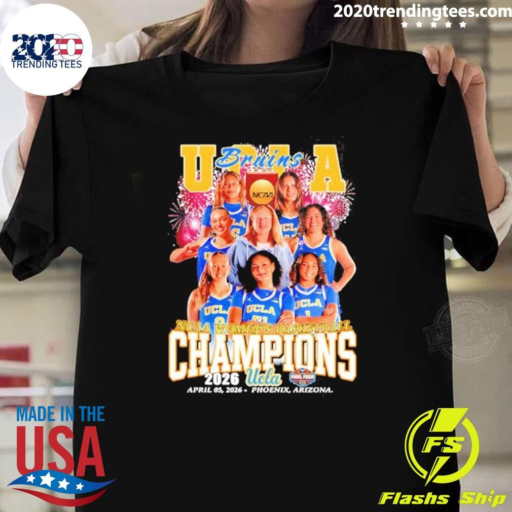 Ucla Bruins 2026 Ncaa Women’s Basketball Championship Graphic Shirt