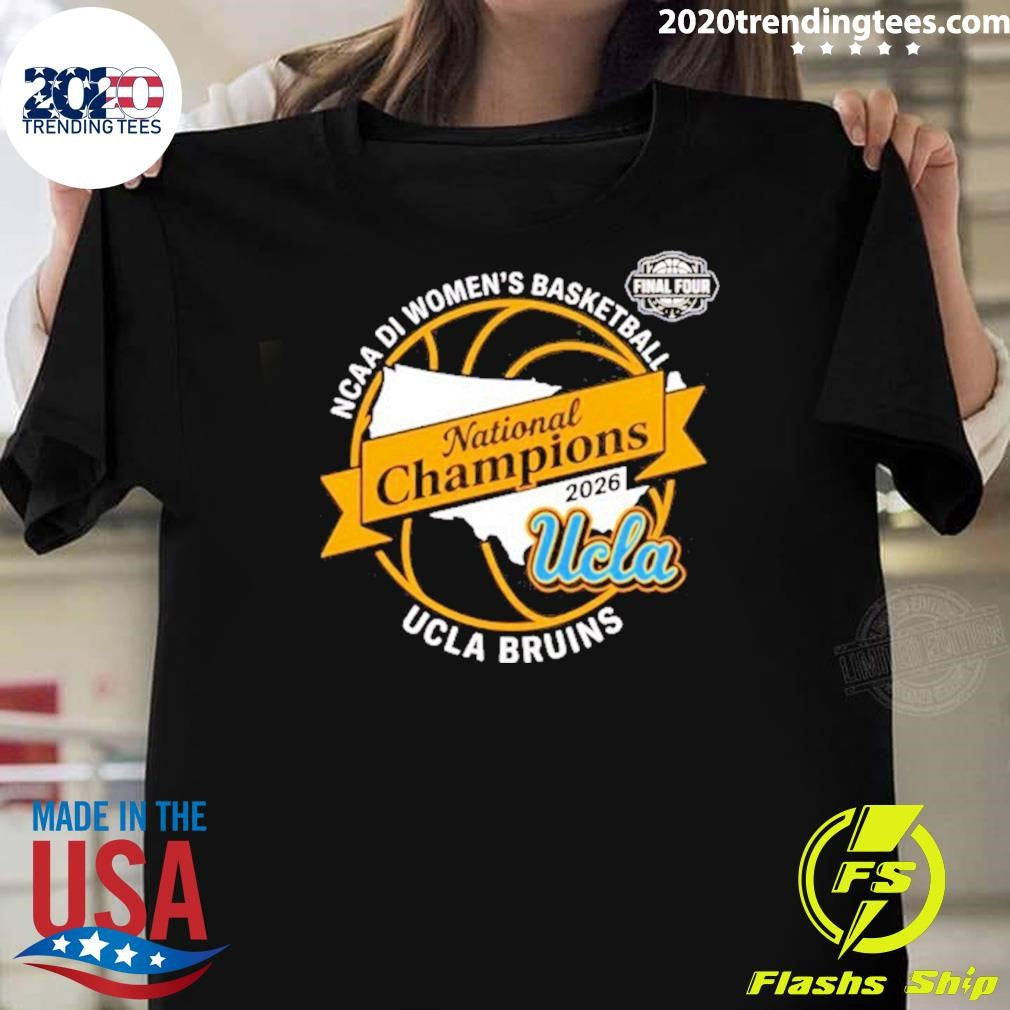 Ucla Bruins Basketball 2026 Women’s National Champions State Shirt