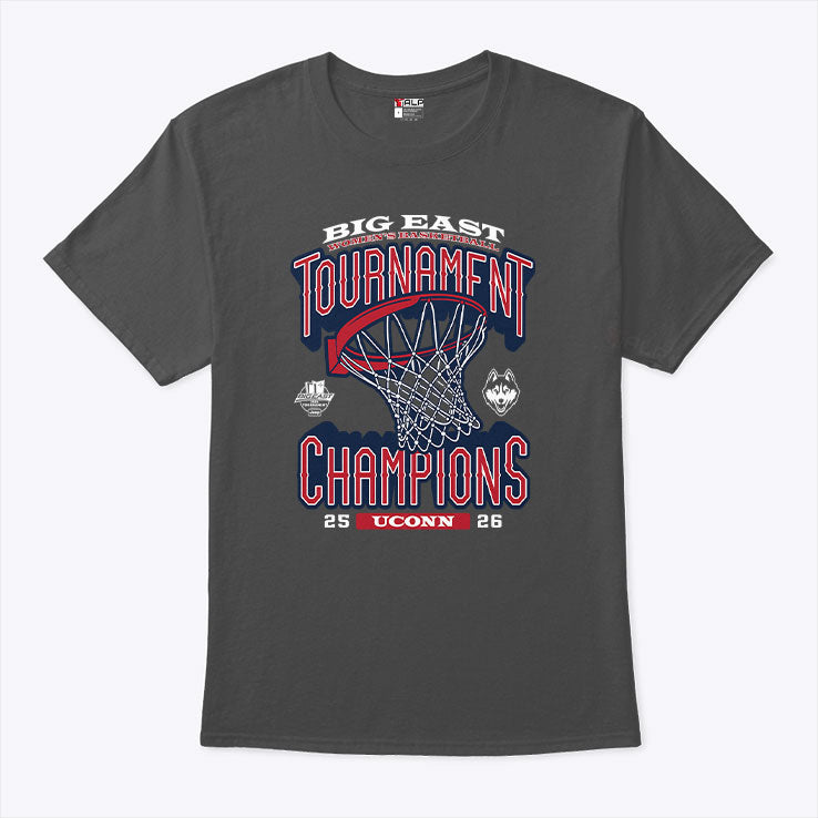 Uconn Big East Women’s Basketball Tournament Champions 25 26 T Shirt