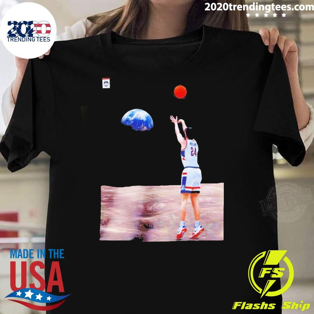 Uconn Huskies Basketball Braylon Mullins The Shot Game Winner Space Shirt