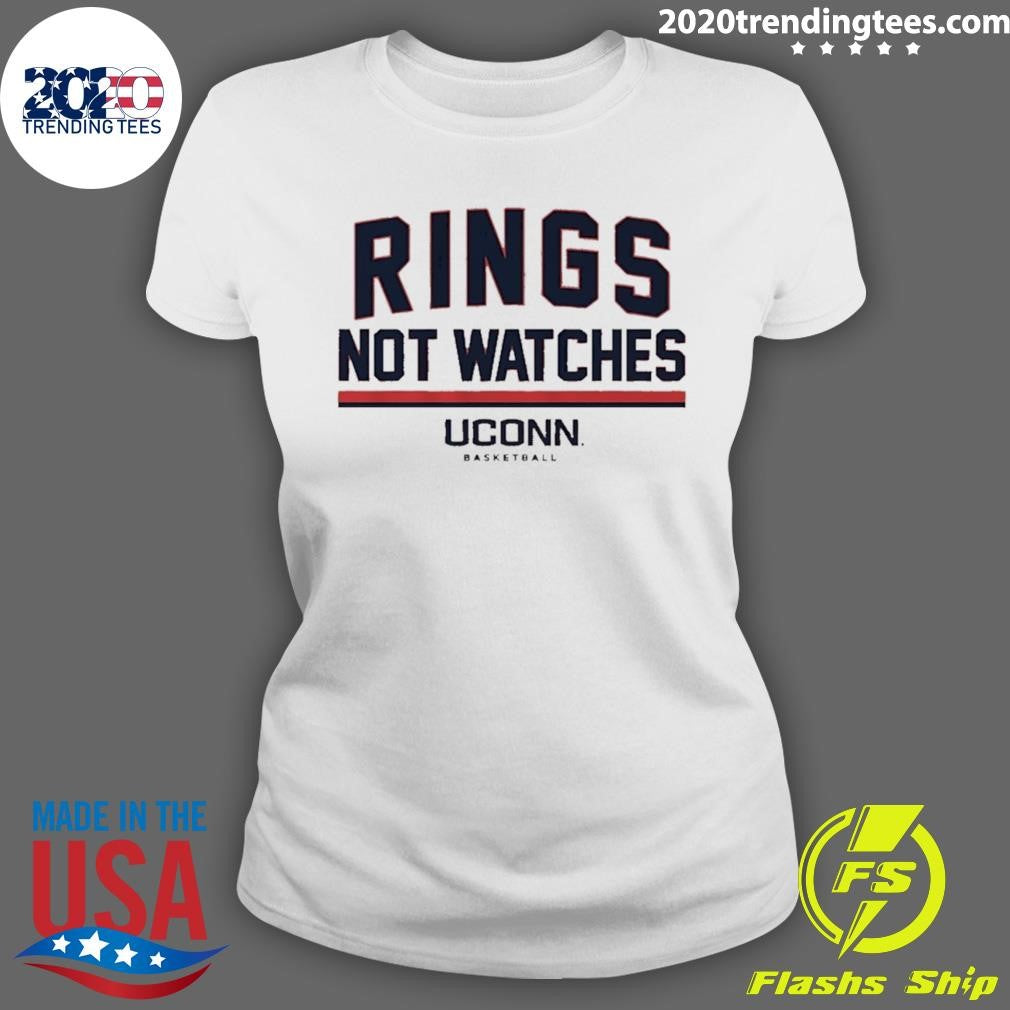 Uconn Huskies Head Coach Dan Hurley Rings Not Watches Shirt