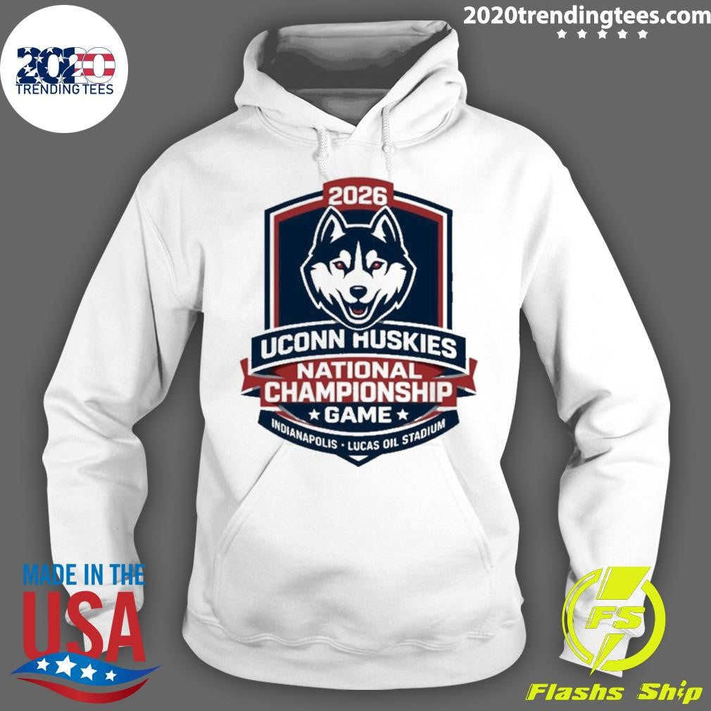 Uconn Huskies National Championship Game 2026 Lucas Oil Stadium T-Shirt