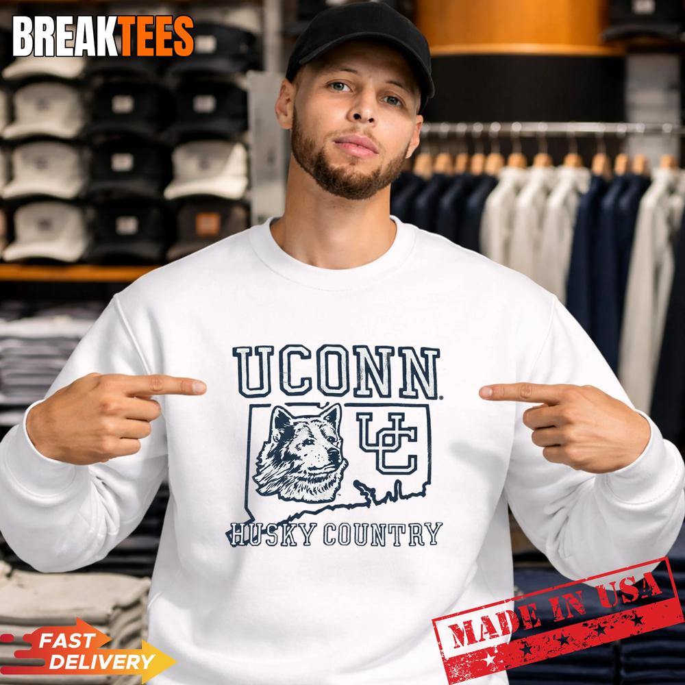 Uconn Vintage Husky Country T-shirt