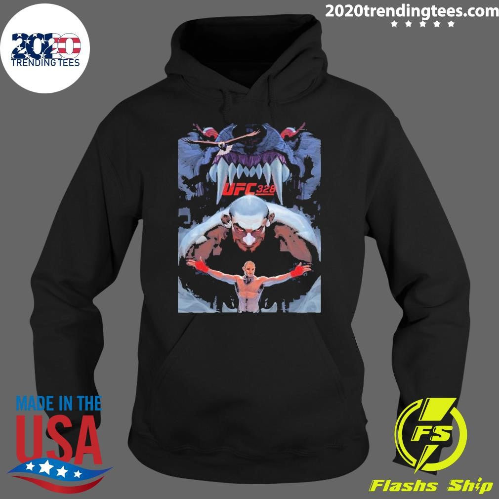 Ufc 328 Series Poster Art By Ognjen Sporin The Hunt Is On Shirt