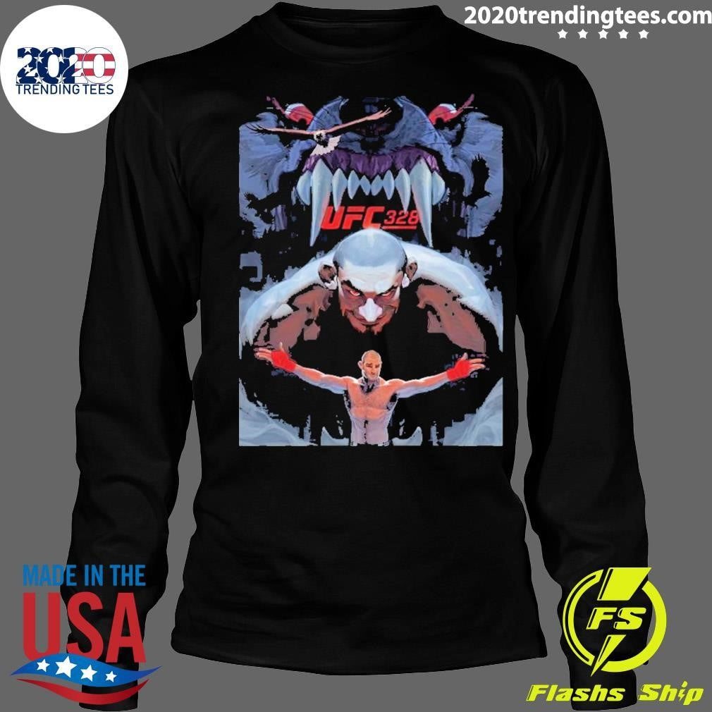 Ufc 328 Series Poster Art By Ognjen Sporin The Hunt Is On Shirt