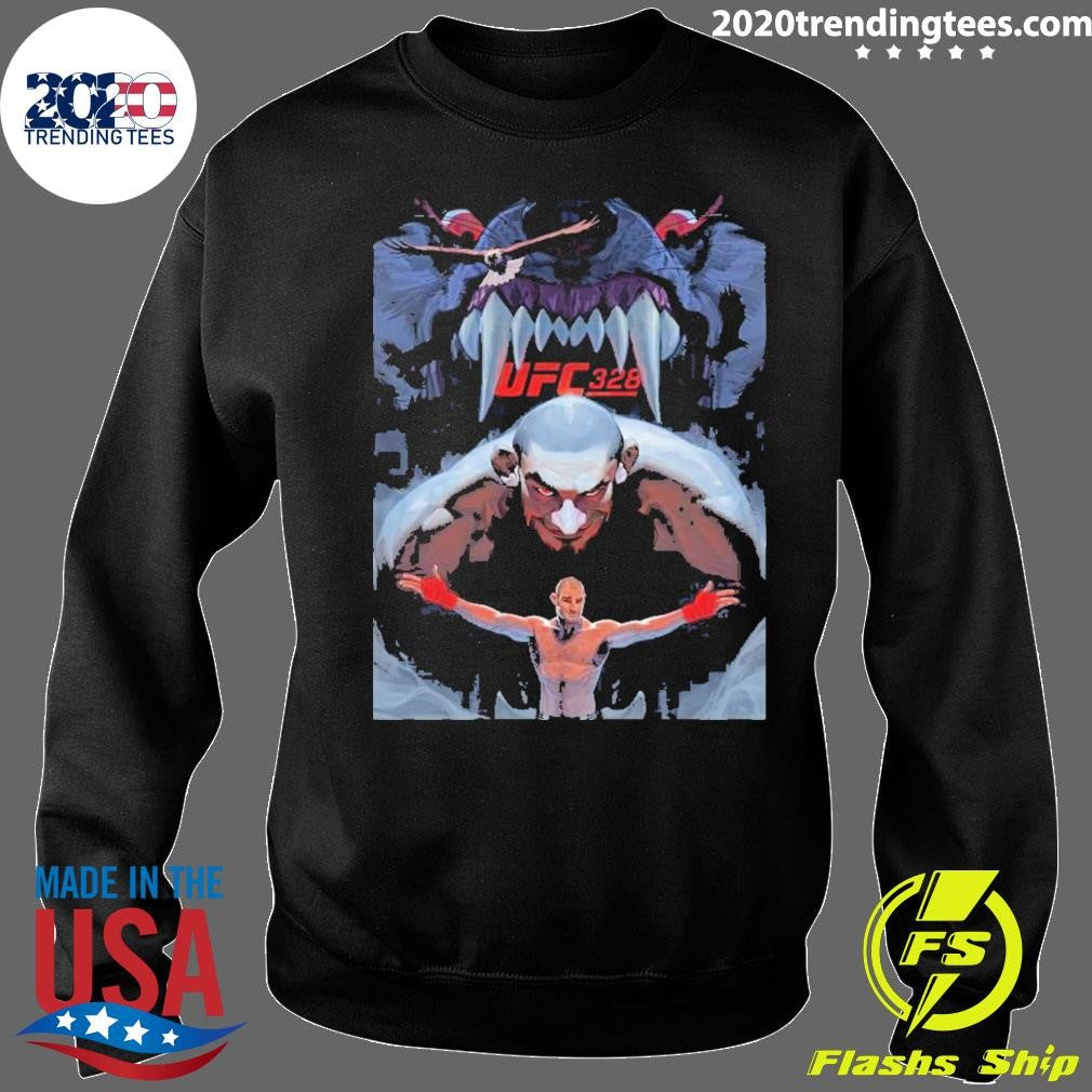 Ufc 328 Series Poster Art By Ognjen Sporin The Hunt Is On Shirt