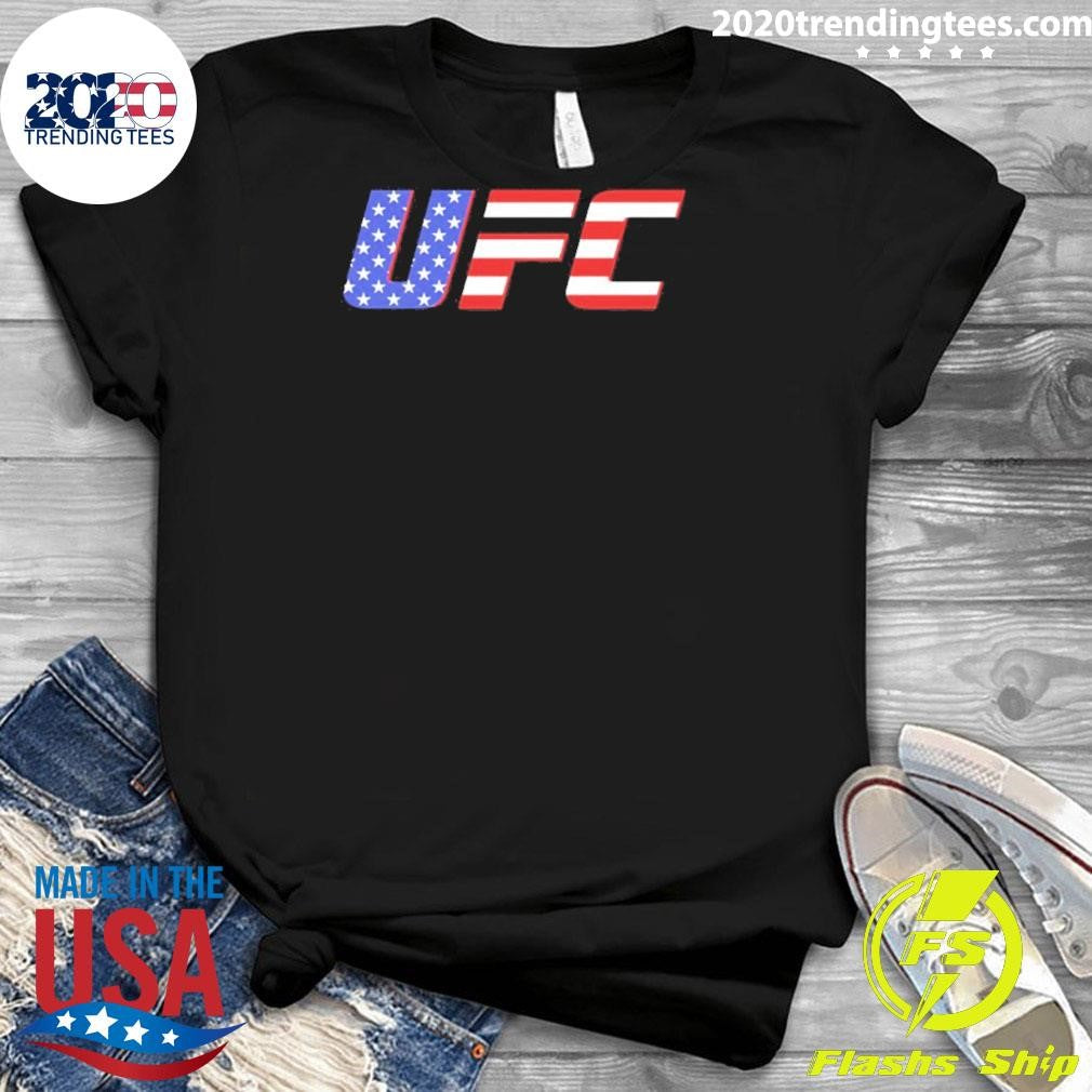 Ufc Logo American Flag Shirt