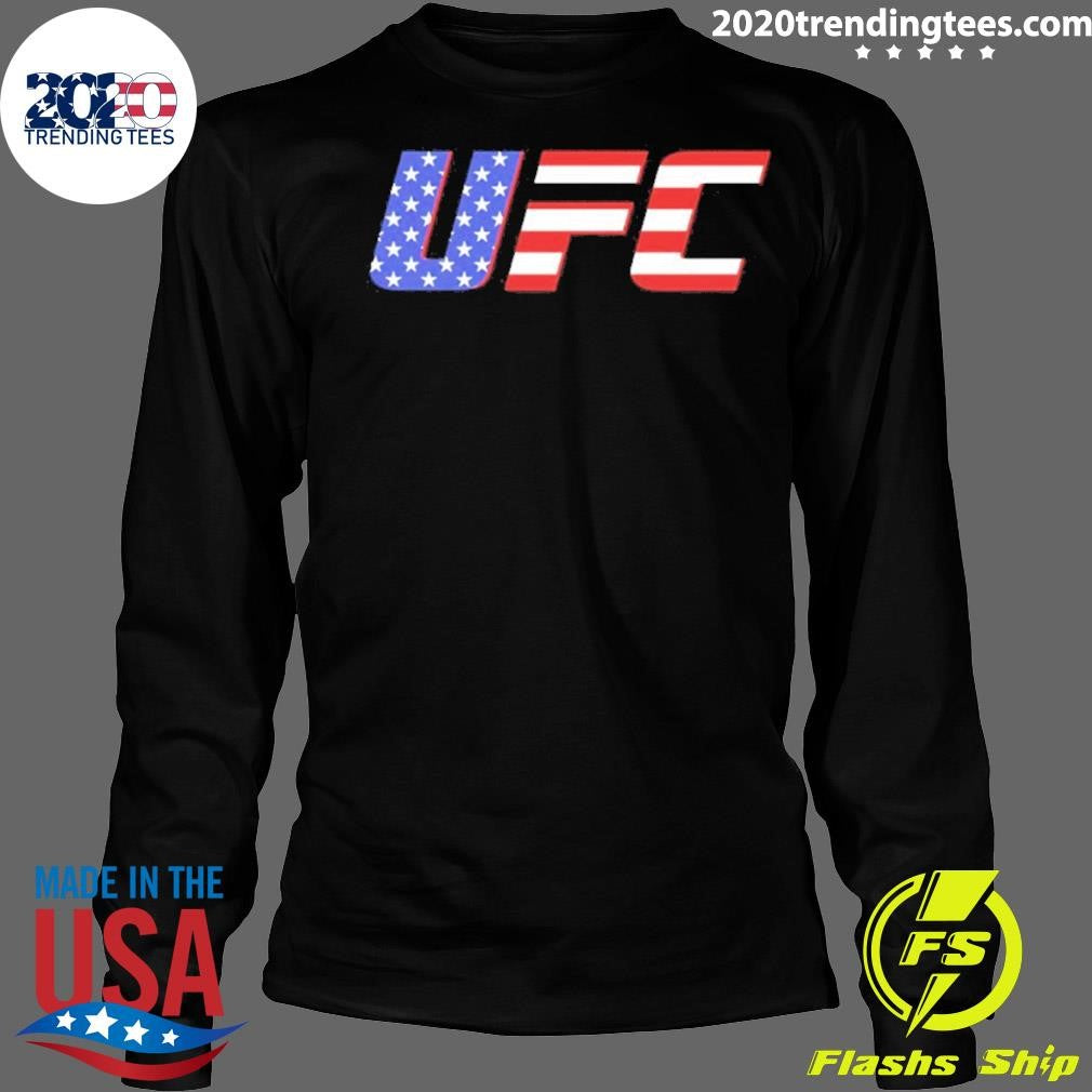 Ufc Logo American Flag Shirt