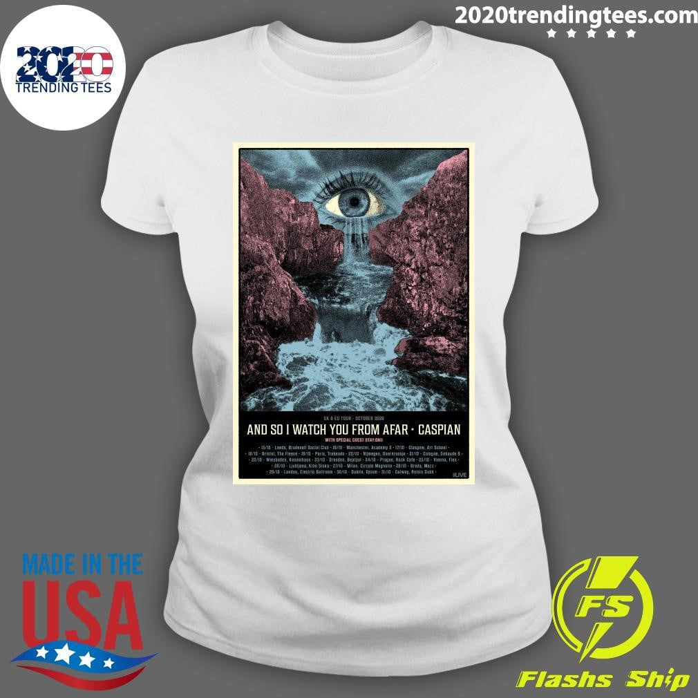 Uk & Eu Tour-October 2026 and So I Watch You From Afar Caspian With Special Guest Otay Onto Shirt