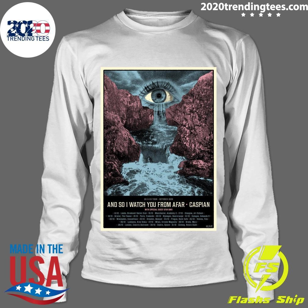 Uk & Eu Tour-October 2026 and So I Watch You From Afar Caspian With Special Guest Otay Onto Shirt