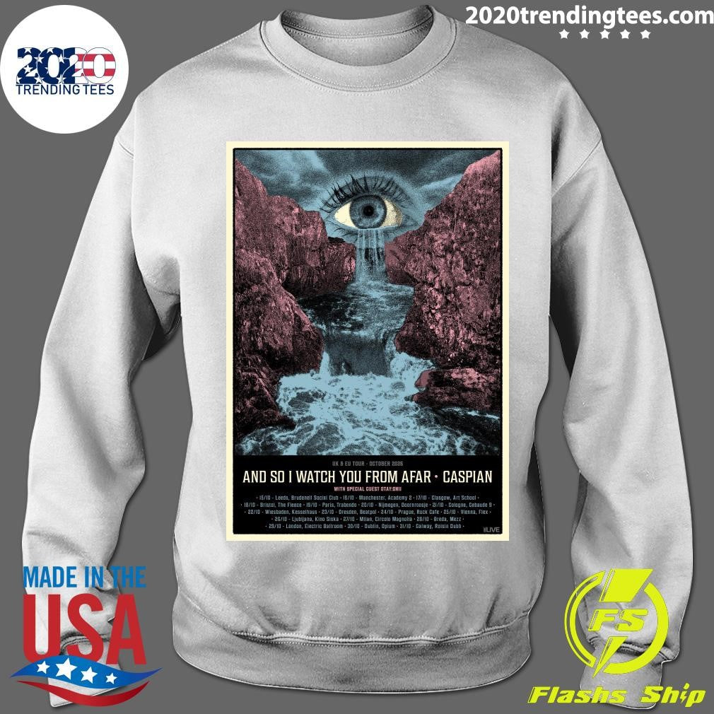 Uk & Eu Tour-October 2026 and So I Watch You From Afar Caspian With Special Guest Otay Onto Shirt