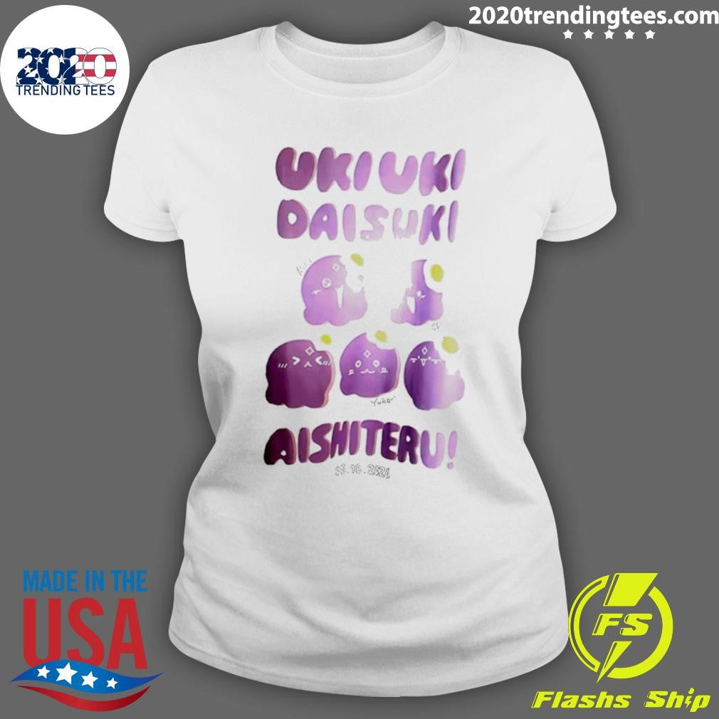 Uki Violeta Uki Uki Daisuki Aishiteru Shirt