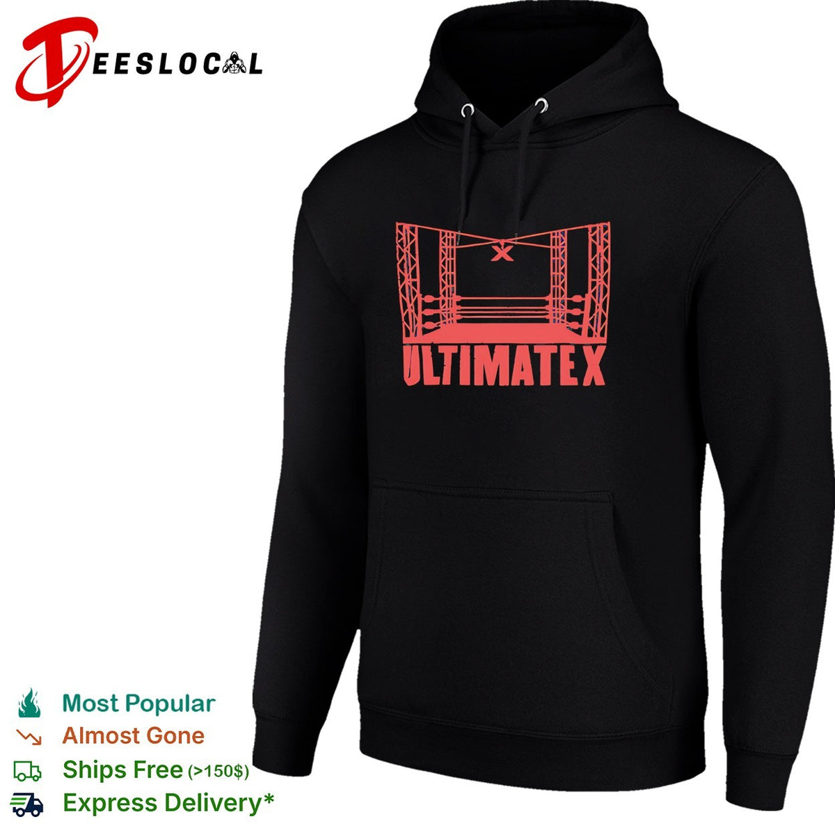 Ultimate X wrestling ring silhouette shirt