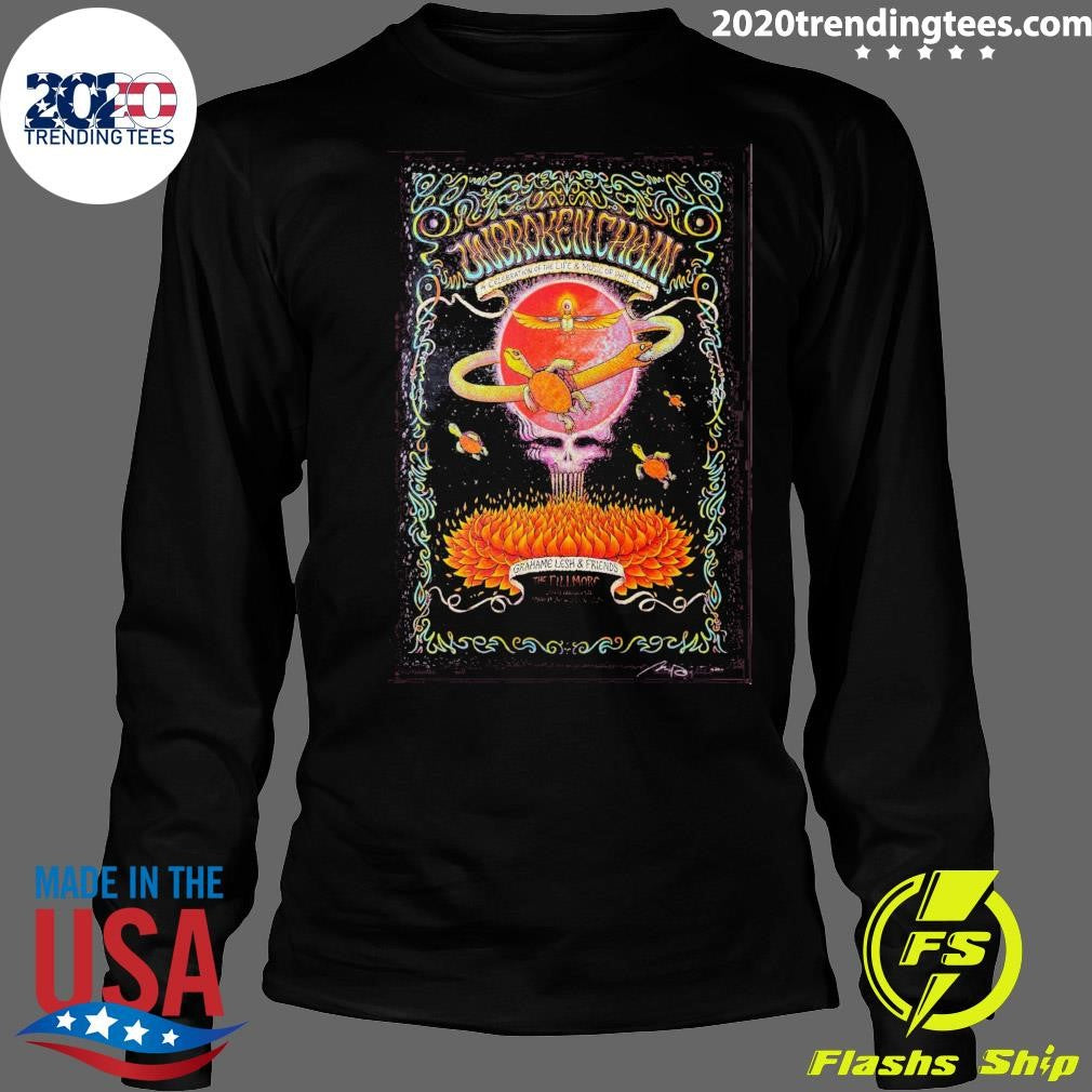 Unbroken Chain San Francisco CA March 20-22 2026 The Fillmore Tour Shirt