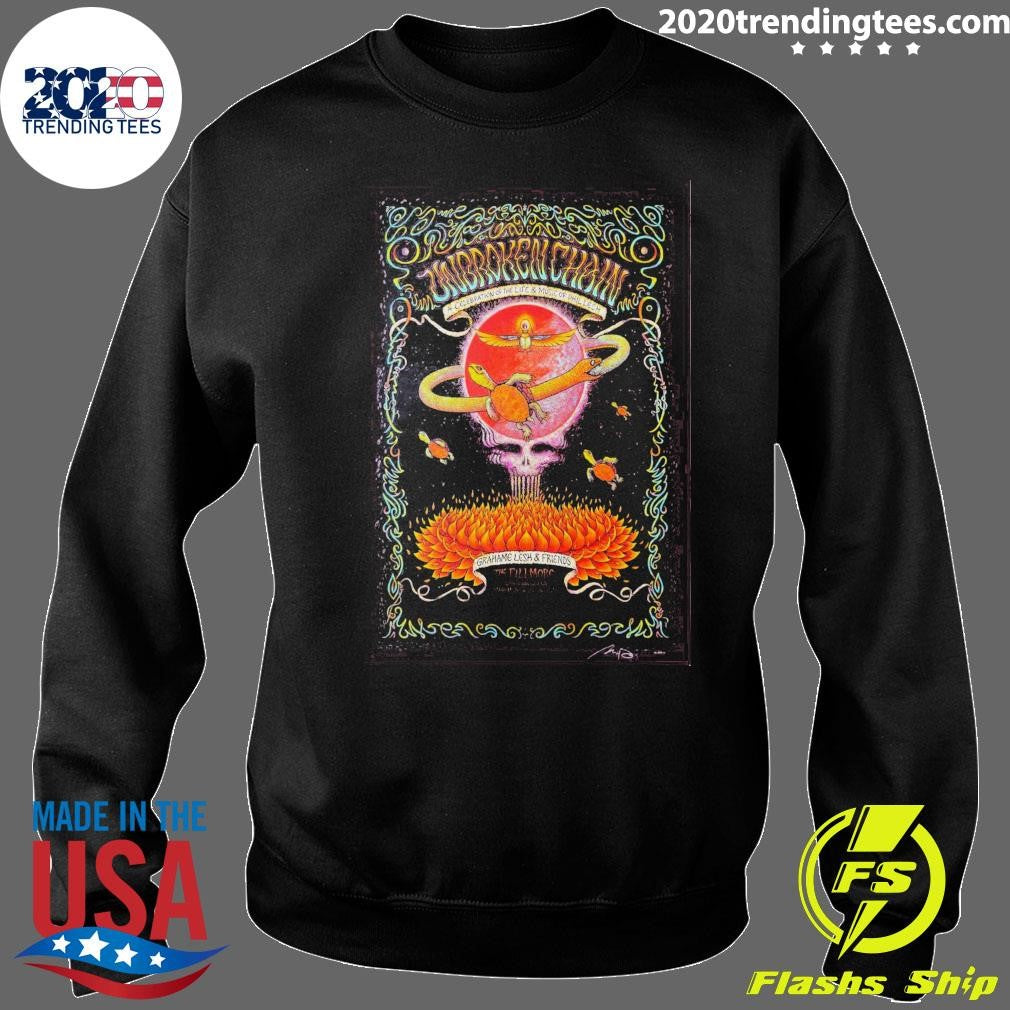 Unbroken Chain San Francisco CA March 20-22 2026 The Fillmore Tour Shirt
