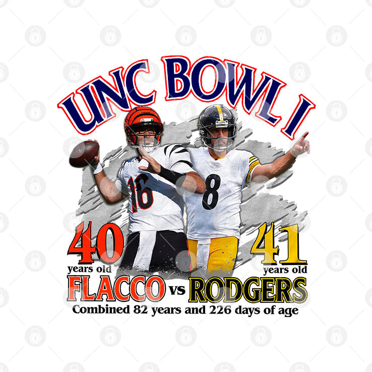 Unc Bowl I Joe Flacco vs Aaron Rodgers T Shirt