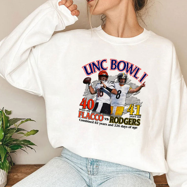 Unc Bowl I Joe Flacco vs Aaron Rodgers T Shirt