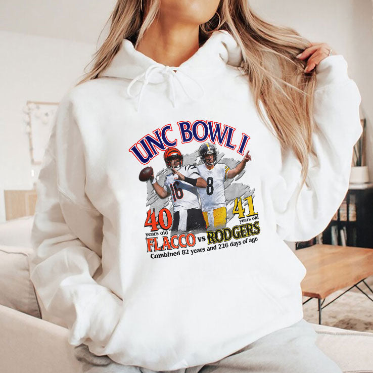 Unc Bowl I Joe Flacco vs Aaron Rodgers T Shirt