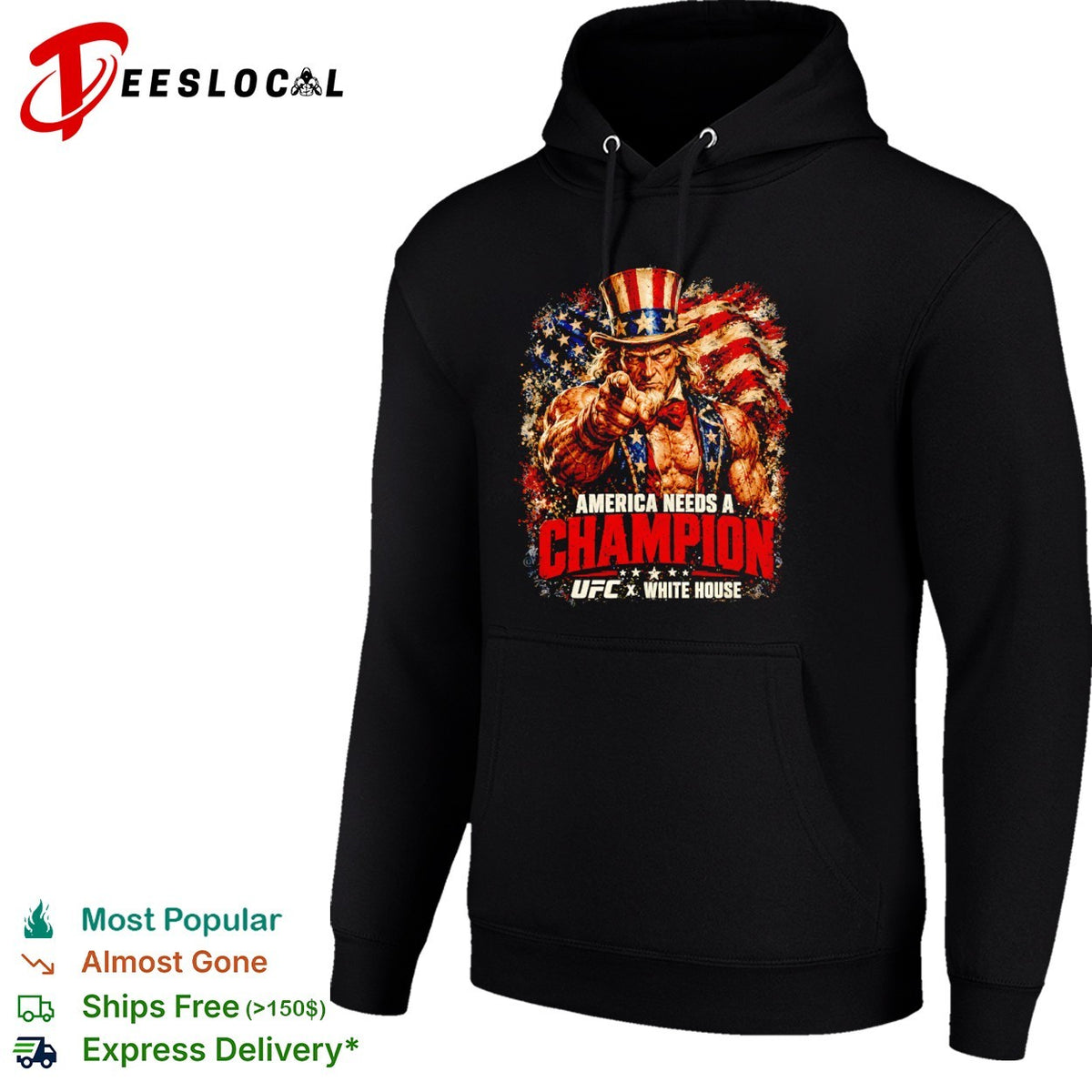 Uncle Sam America Needs a Champion UFC x White House shirt