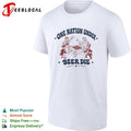 Uncle Sam Statue of Liberty George Washington Abraham Lincoln drinking game one nation under beer die shirt