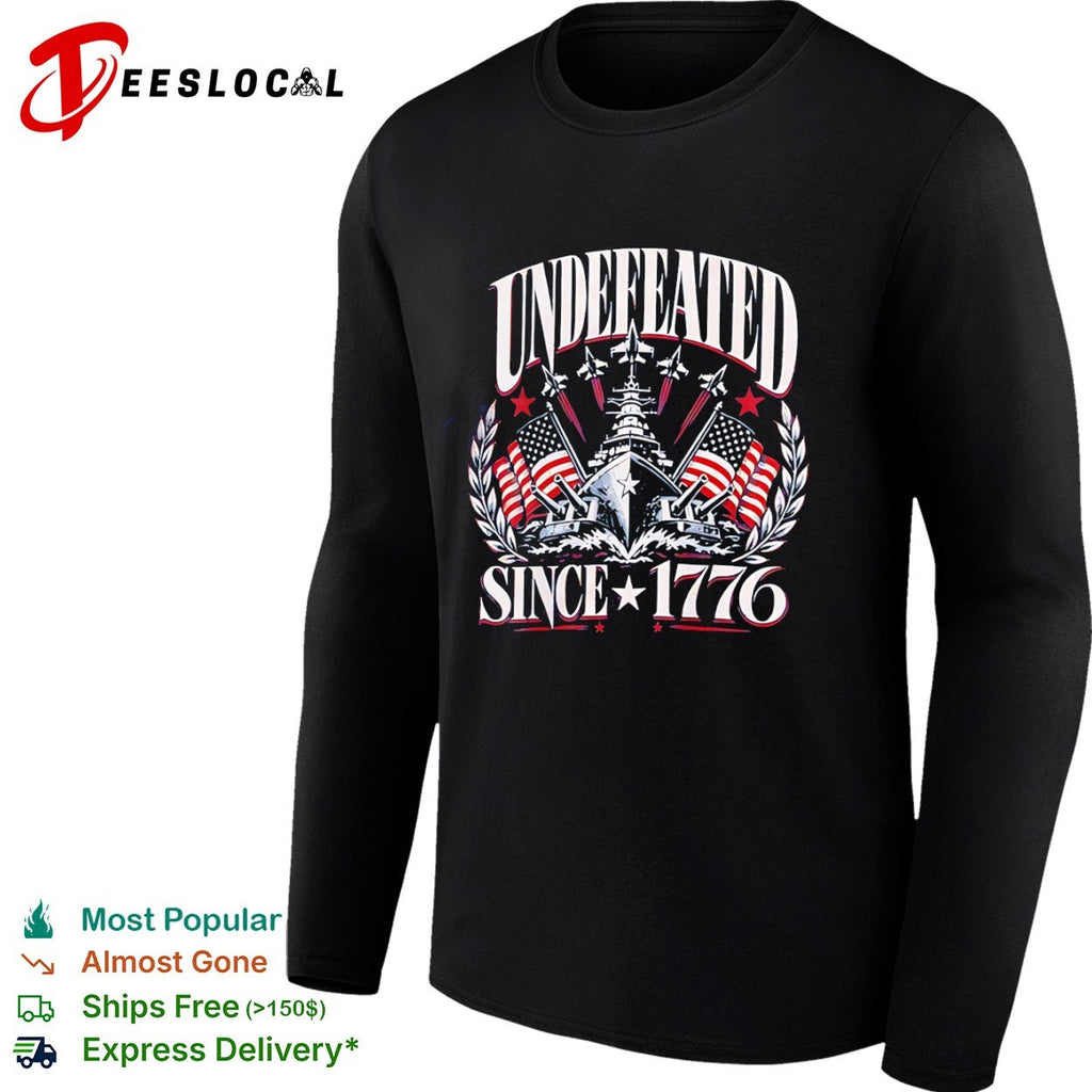 Undefeated Since 1776 American Flag shirt