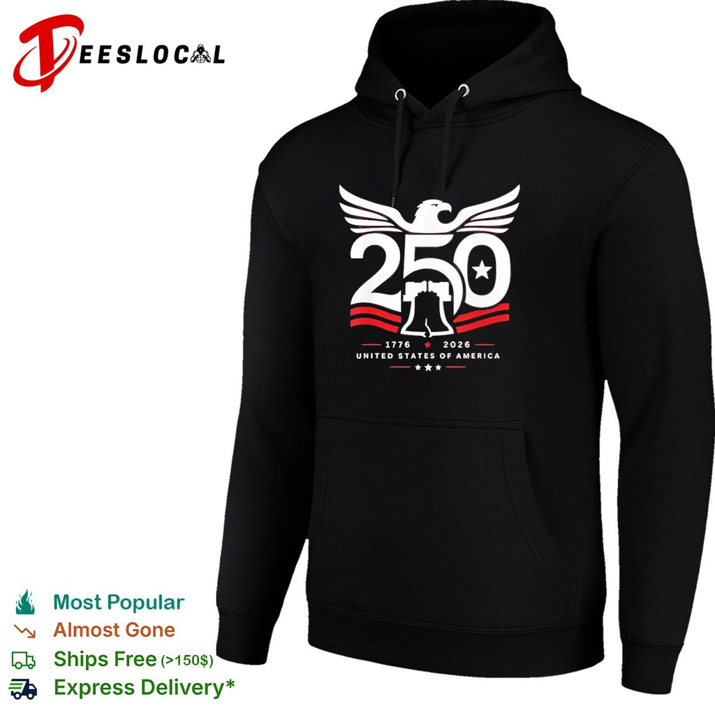 United States of America 250 1776 2026 Anniversary Eagle Liberty Bell Patriot shirt