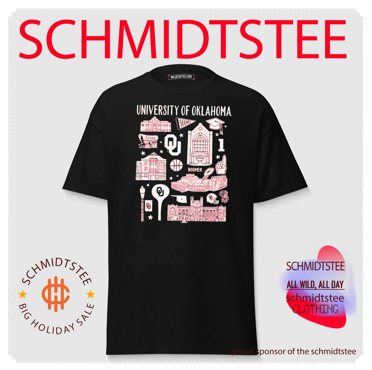 University of Oklahoma graphic shirt