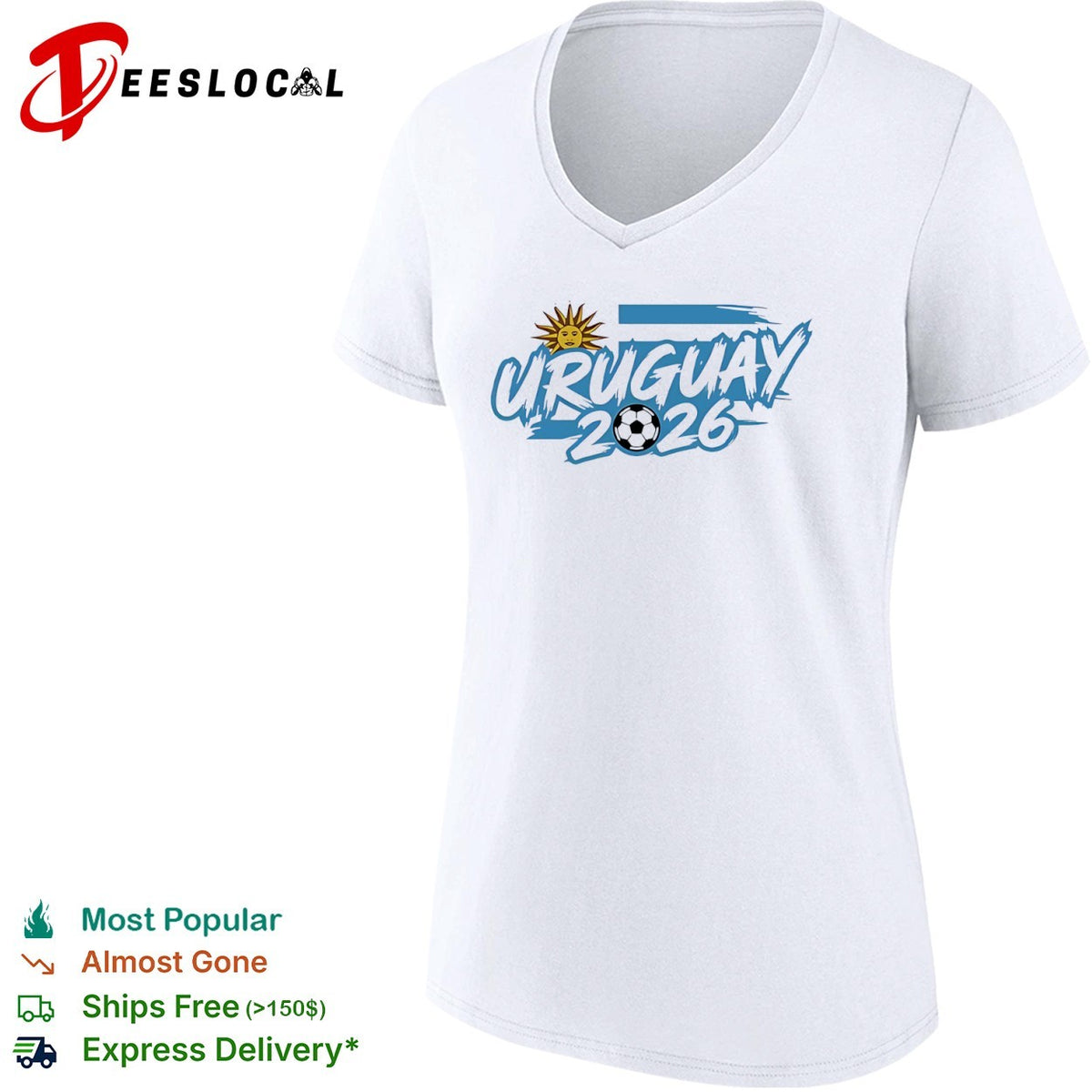 Uruguay 2026 Soccer World Cup Football Sport Event Team Nation Enthusiast Fan shirt