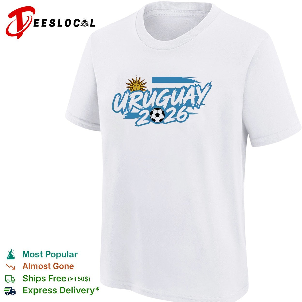 Uruguay 2026 Soccer World Cup Football Sport Event Team Nation Enthusiast Fan shirt