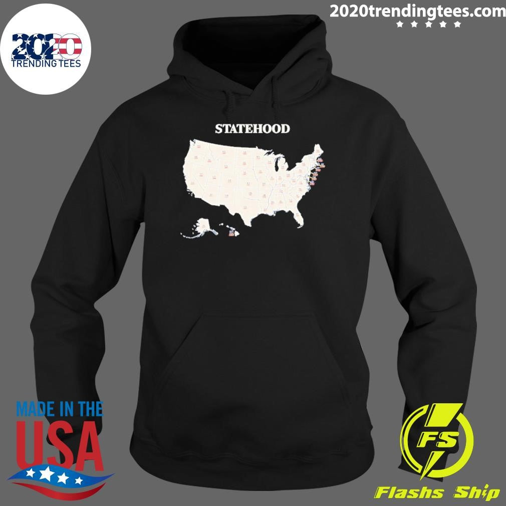 Us Statehood Map Shirt