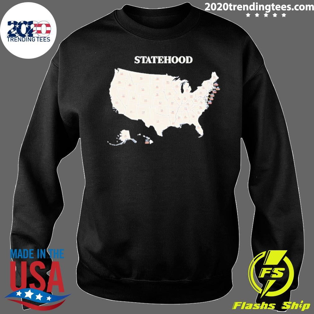 Us Statehood Map Shirt