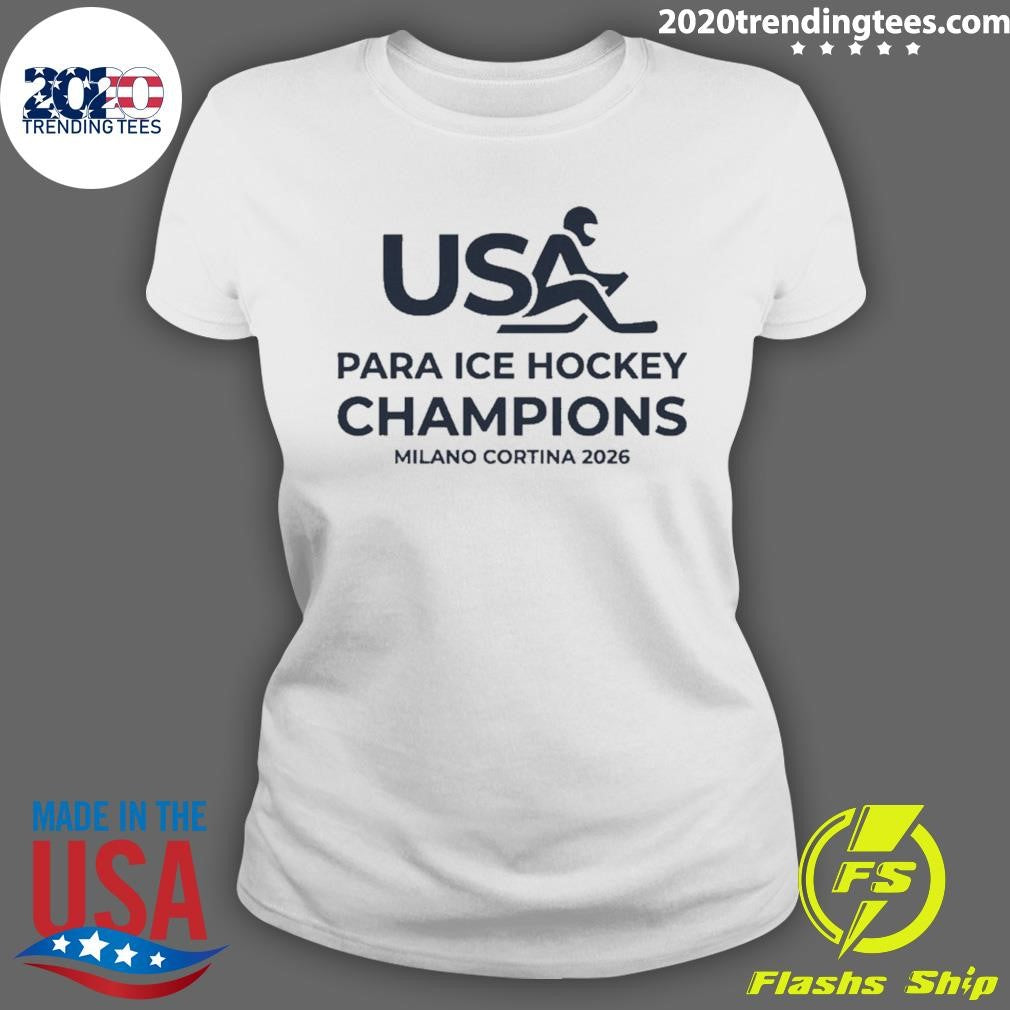Usa Para Ice Hockey Champions Milano Cortina 2026 Shirt