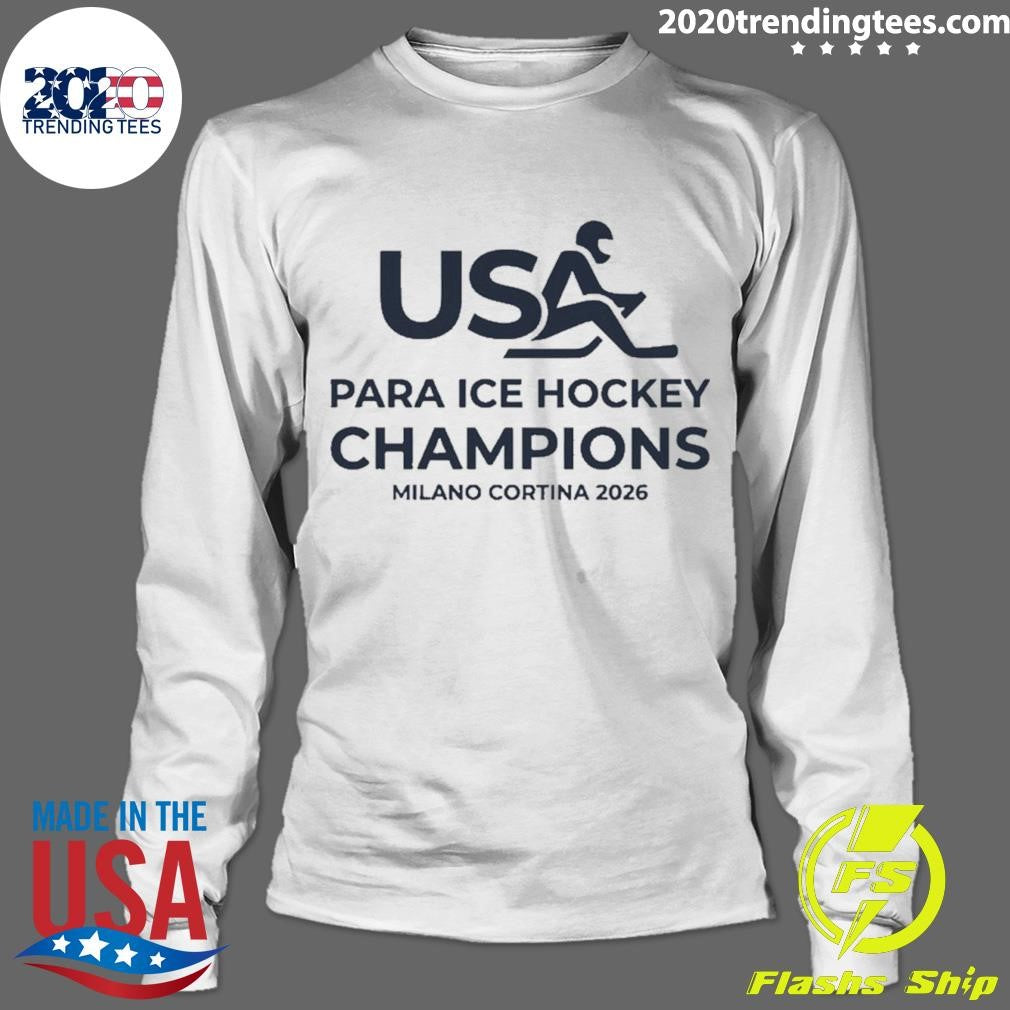 Usa Para Ice Hockey Champions Milano Cortina 2026 Shirt
