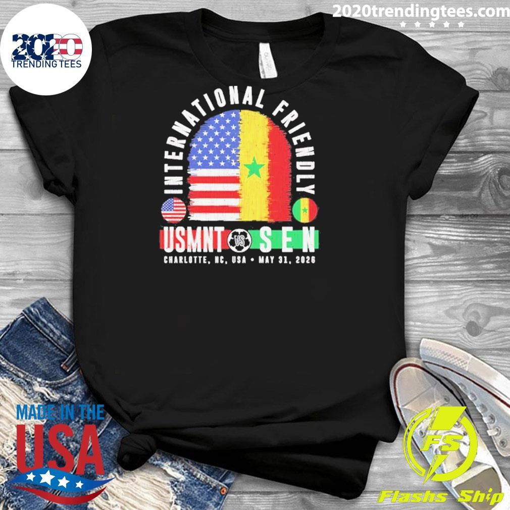 Usmnt Vs Senegal 2026 International Friendly Match Up Shirt
