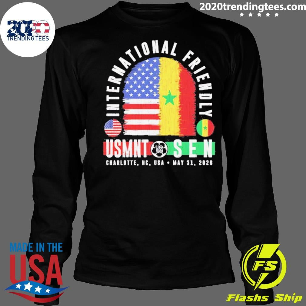 Usmnt Vs Senegal 2026 International Friendly Match Up Shirt