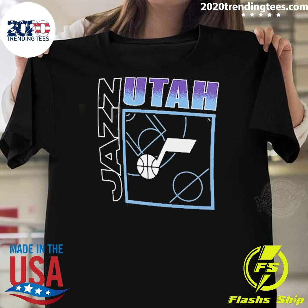 Utah Jazz Home Court Pop Personalized 00 Shirt