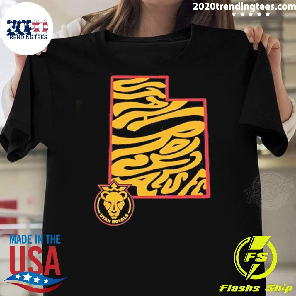 Utah Royals Fc Groovy Team State Shirt