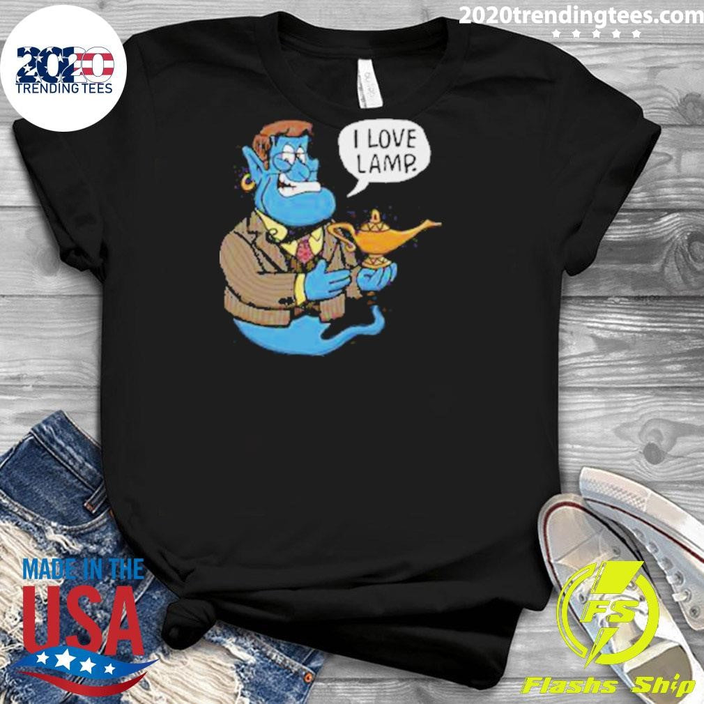 I Love Lamp Genie Anchorman 2026 Tee Shirt