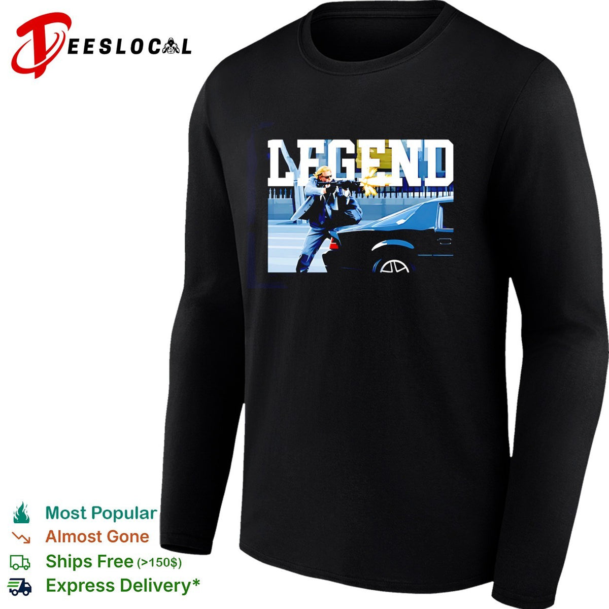 Val Kilmer Heat The Heist Legend shirt