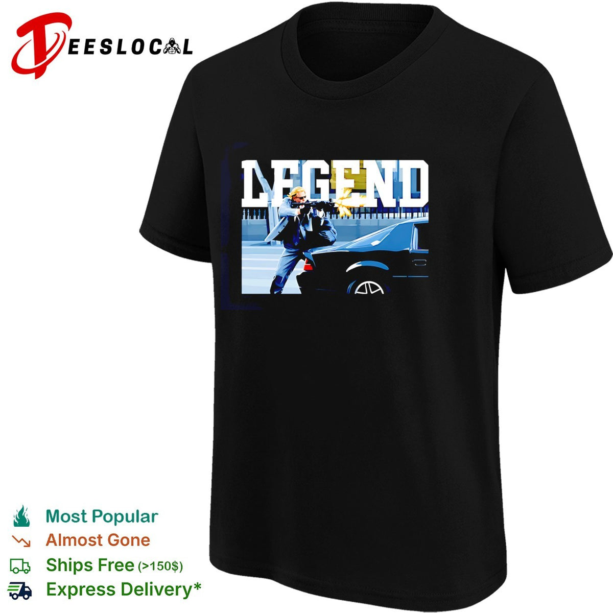 Val Kilmer Heat The Heist Legend shirt