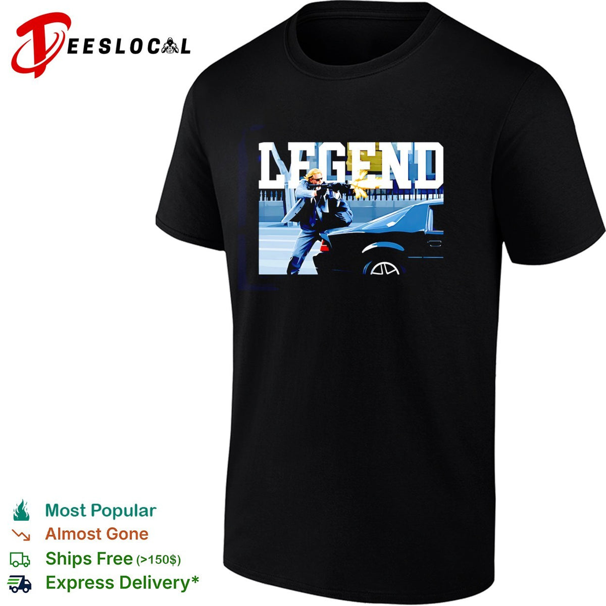 Val Kilmer Heat The Heist Legend shirt