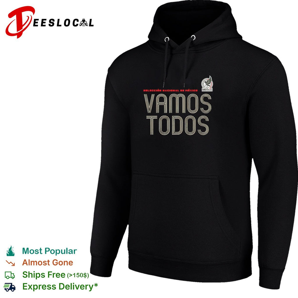 Vamos todos Mexico Seleccion Nacional dark minimal shirt