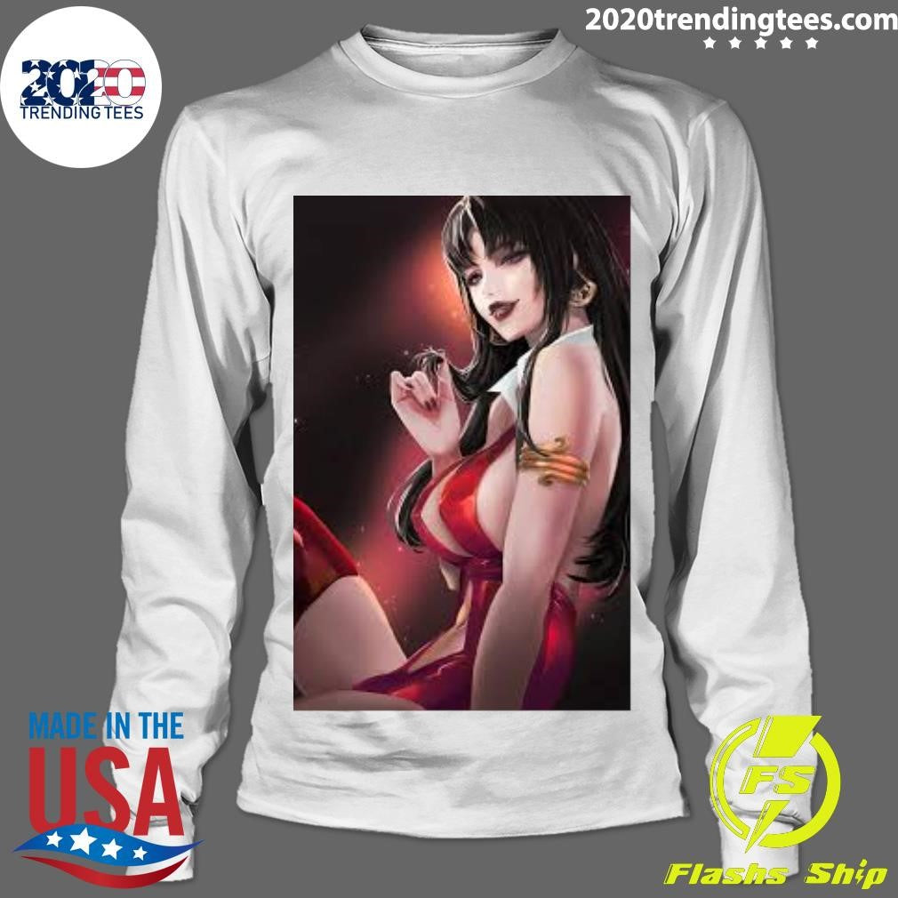 Vampirella #1 Cglas Cover B Virgin Variant Knight Shirt