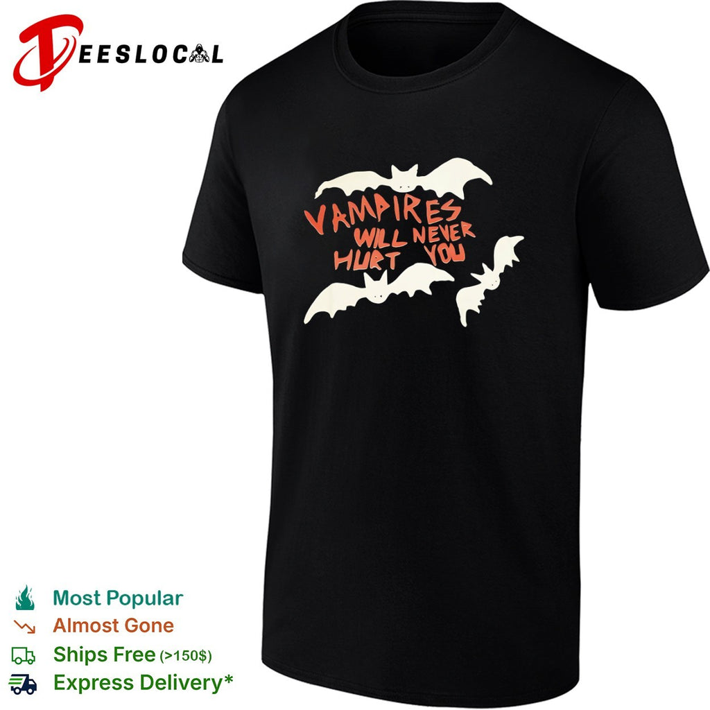 Vampires Will Never Hurt You My Chemical Romance bats shirt