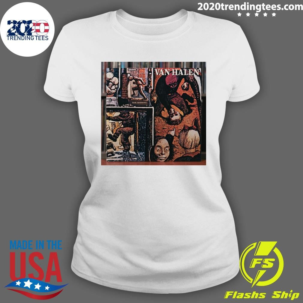 Van Halen released Fair Warning On this day in 1981 Shirt