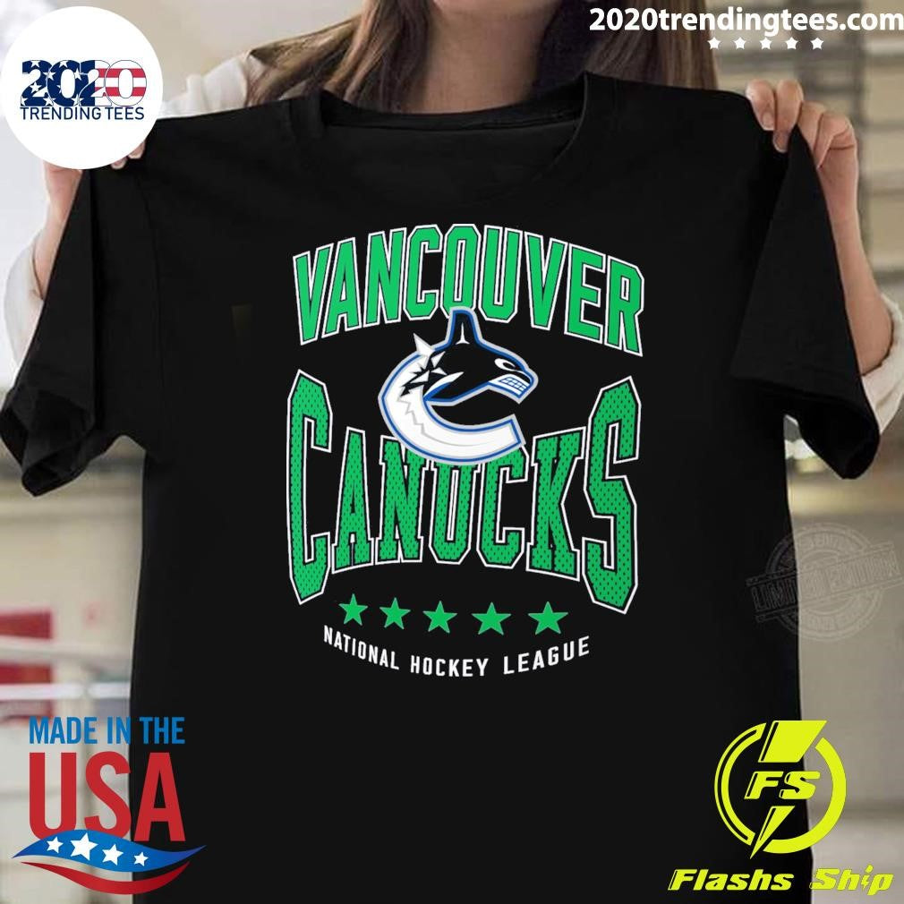 Vancouver Canucks National Hockey League Starter Center Squeeze Tri-Blend Fleece Shirt